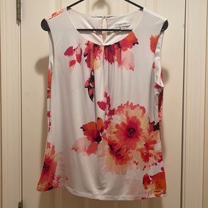 Calvin Klein - Large - White with flower print